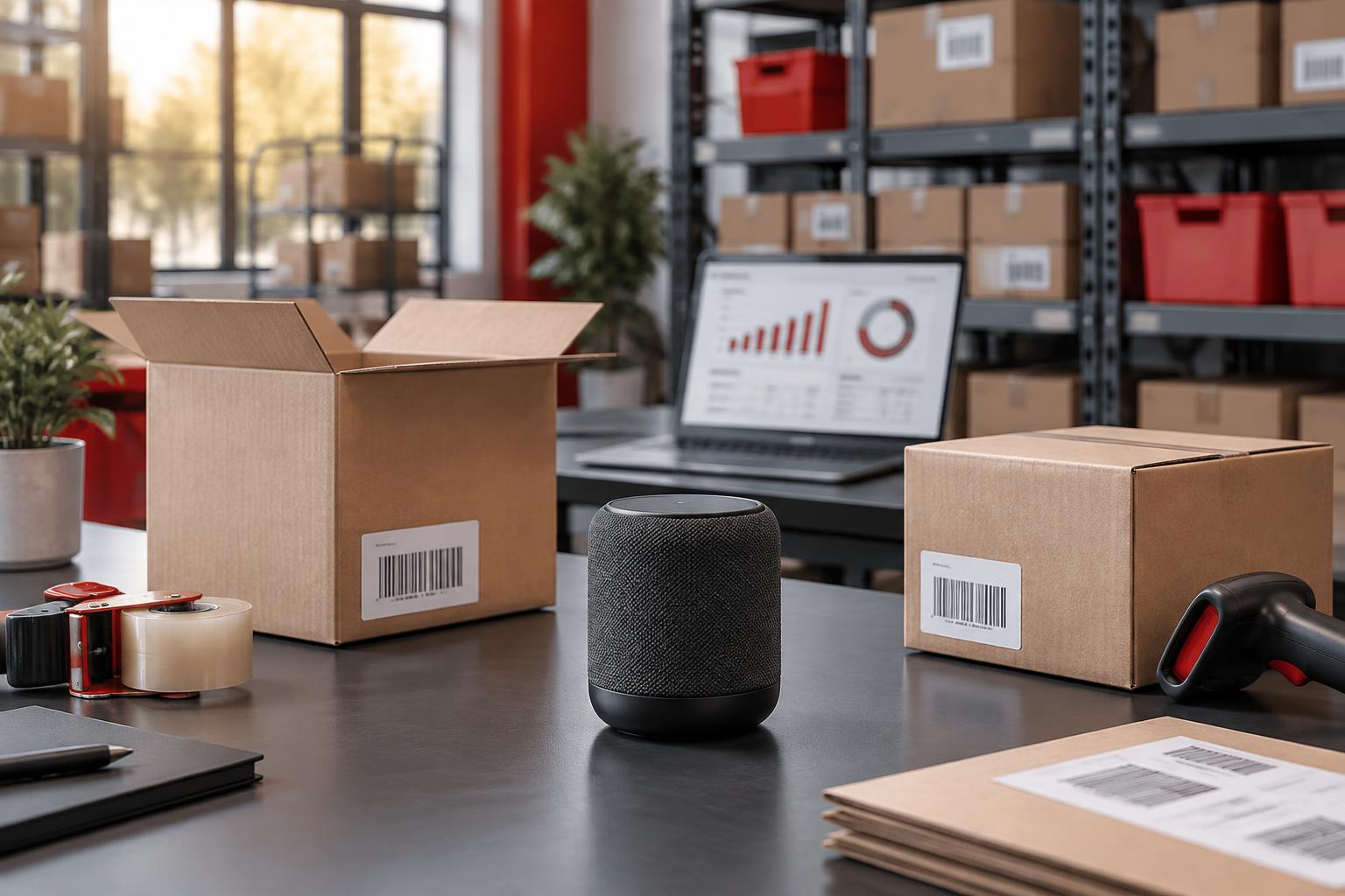 Organized ecommerce inventory and fulfillment workspace